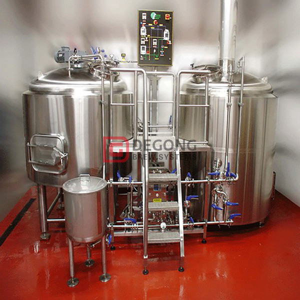 Equipo de elaboración de cerveza comercial automatizado llave en mano 500L para la venta en Irlanda