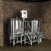 600L Combinado 2 O 3 vasos de cerveza cervecería cerveza Stout planta de fabricación de Venta