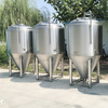 1000L vapor 2/3/4 recipiente de equipos de fabricación de cerveza locales comerciales en venta calienta
