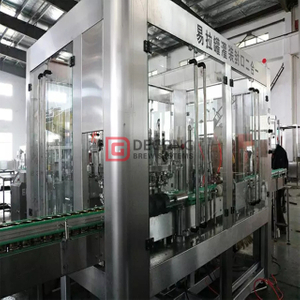 planta de envasado de llenado de refrescos carbonatados línea de producción automática de máquinas de envasado de cerveza