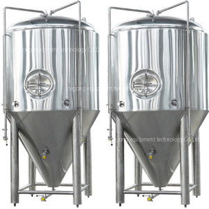 Equipo de cervecería de fermentador de cerveza industrial de acero inoxidable 2000L en venta