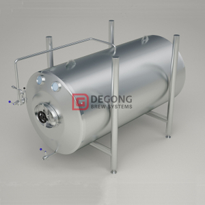 20BBL aislamiento horizontal de acero inoxidable de la cerveza Brite / porción del tanque para elaborar cerveza pub