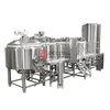 Sistema de artesanía de cerveza de acero inoxidable 1500L Listado de equipos de cervecería de 2/3/4 vasos