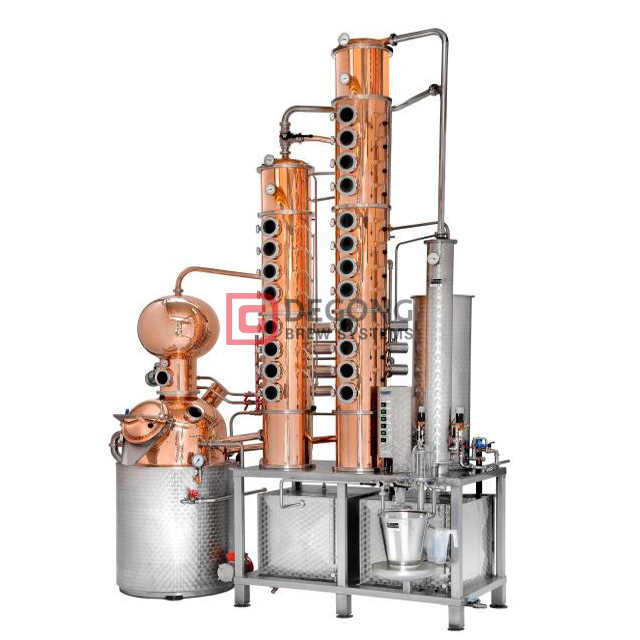 500L cobre Alcohol Alambiques de la destilería de la máquina Inicio Equipo de destilación para la venta