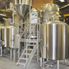 10BBL industriales de uso de acero inoxidable aislado fábrica de cerveza Sistema sacarificantes en EURO