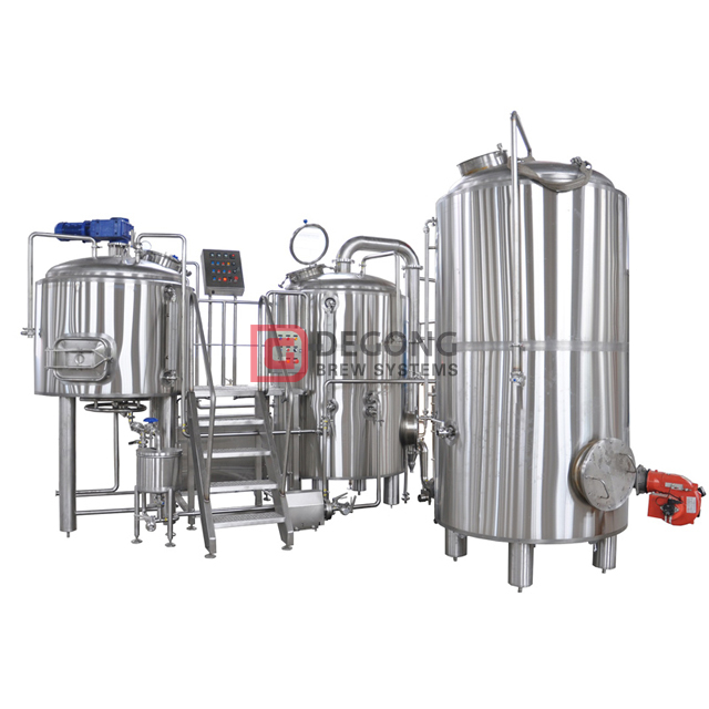 1500L 15BBL sistema de fabricación de equipos de cervecería artesanal calefacción a vapor proyecto de elaboración de cerveza en venta