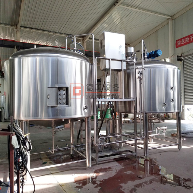 2000L comercial utilizado eléctrica y vapor de calentamiento 2 buques cervecería cerveza Equipo maceración en Venta