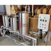 Equipo de microcervecería 100L Brewpub Mini equipo de elaboración de cerveza de acero inoxidable para la venta en Italia