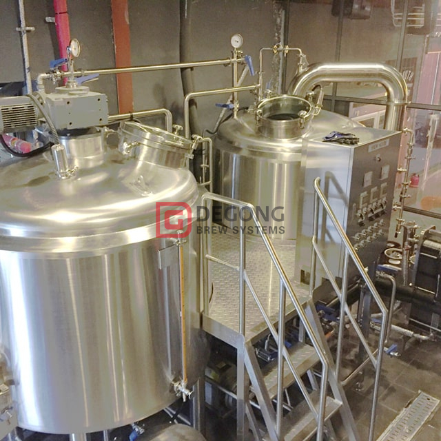 Tanque de elaboración de cerveza de acero inoxidable / cobre semiautomático completo de 1000 litros personalizado para uso comercial