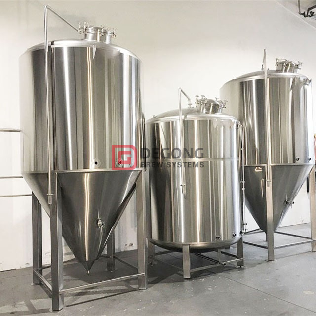 10BBL Fermentador de cerveza Fermentador cónico isobárico de doble pared / Unitank para la venta
