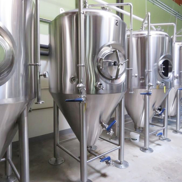 Tanque de fermentación y hervidor de cerveza de 500 litros SS con tanque de fermentación completo equipo de elaboración de cerveza en Europa