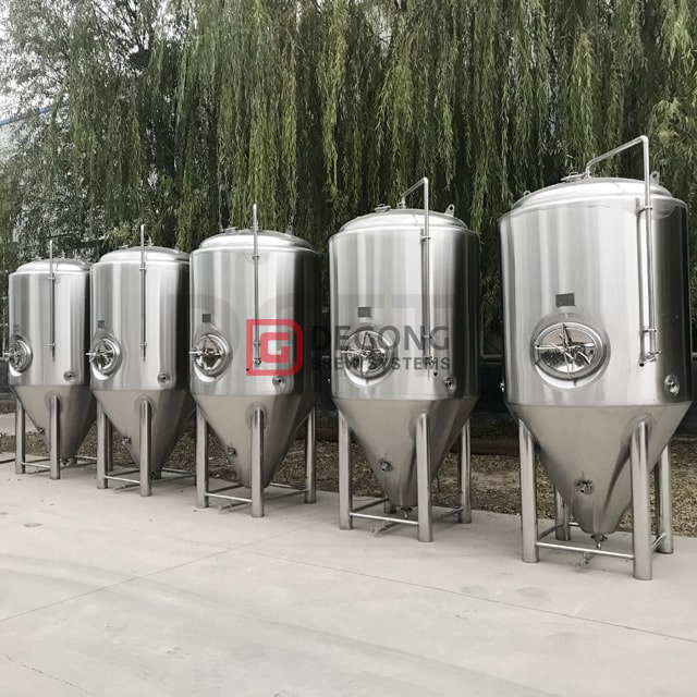 1000L Barras comerciales semiautomáticas con aislamiento de acero inoxidable terminadas / cervecería personal sistema de elaboración de cerveza usado