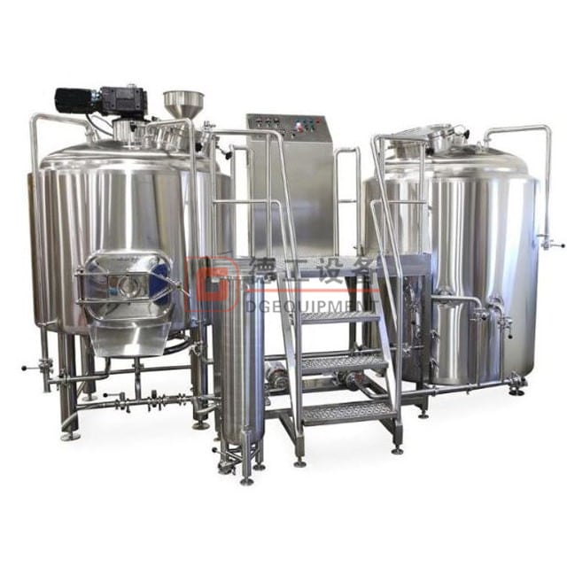 Cervecerías Nano 100L / 200l para equipos de cervecería comercial de lotes pequeños Construcción de acero inoxidable disponible