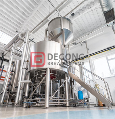 Equipo de elaboración de cerveza SUS304 con calentamiento por vapor de 20HL certificado por PED para uso comercial