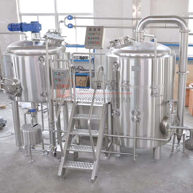Sistema automatizado completo de elaboración de cerveza artesanal 500L Equipo de cocción de cerveza de tres ollas con certificación PED
